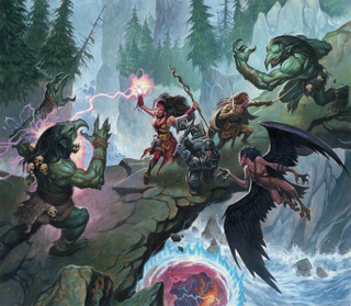 Illustration for article titled D&D Fourth Edition is the perfect game for wizard-on-wizard action